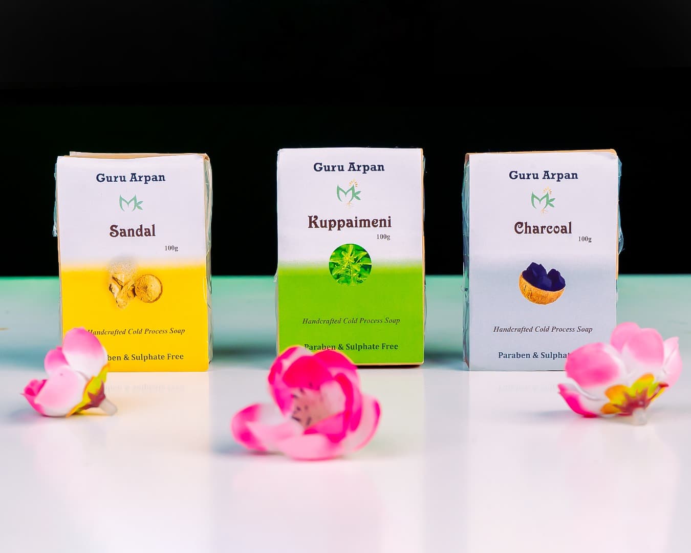 Our Work - Commercial product shoot for Guru Arpan soaps